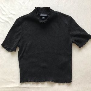 Topshop Black Crop Top